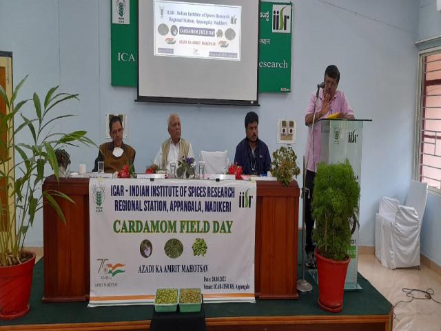 Small Cardamom Field Day at ICAR- IISR RS, Appangala